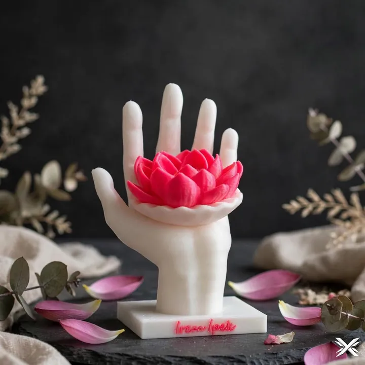 Lotus hand decor – NexGLab 3D