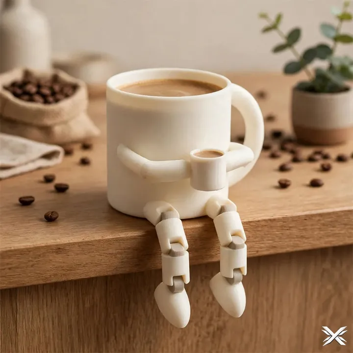 Sitting mug figure – NexGLab 3D